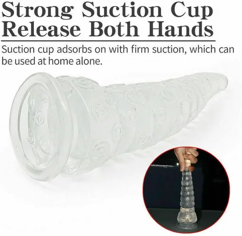 Miniatura 3 de Monster Big Thick Anus Toy Tentáculo Pulpo Acanalado Anal Plug Consolador con ventosa Juguetes sexuales para mujeres y hombres, Punto G y juego