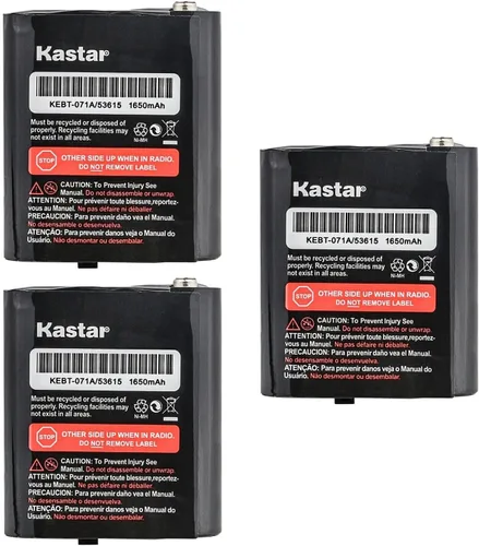 Miniatura 7 de Kastar Paquete de 1 batería M53615 Ni-MH de 3.6 V 1650 mAh de repuesto para radios Motorola de 2 vías Talkabout MJ270, Talkabout MJ270R, Talkabout