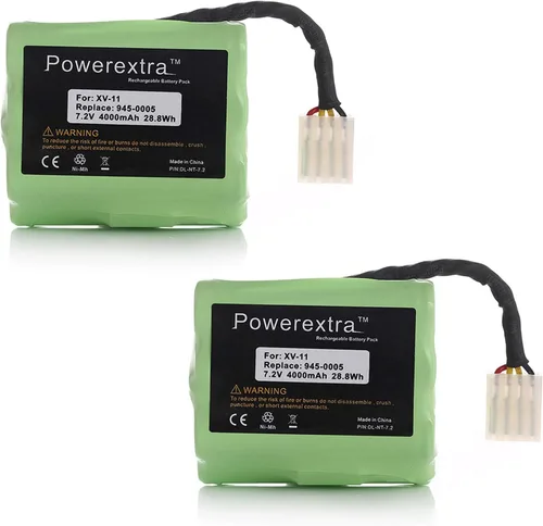 Powerextra batería de 7.2 vatios, 4000 mAh para aspiradoras robóticas Neato XV-11 XV-12 XV-14 XV-15 XV-21 XV-25, XV Essential, XV Signature Pro