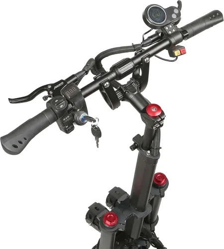 Miniatura 7 de Electric Scooter Adult K8 6000w Dual Motor, Max Speed 50MPH Range 70 Miles, 12 Inch Street Tires Commuter Dual Suspension E-Scooter with Seat and