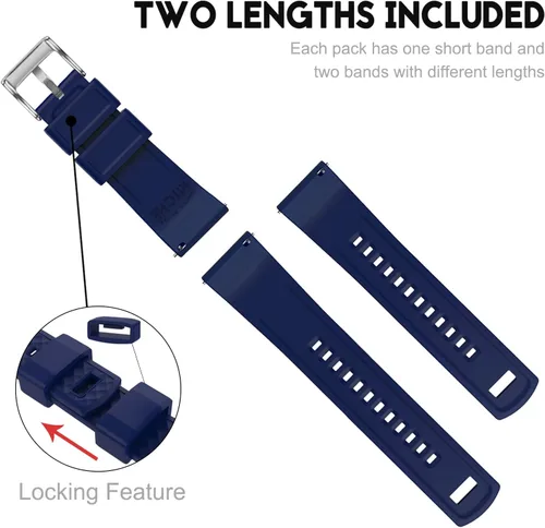 Miniatura 5 de Ritche Correa de silicona de liberación rápida para hombre Omega x Swatch compatible con Speedmaster, Seamaster, Railmaster, Misión a la Luna