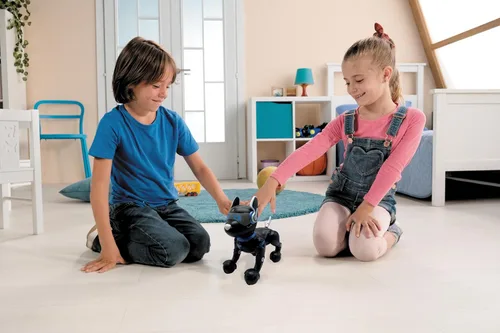 Miniatura 6 de LEXiBOOK Power Puppy - My Smart Robot Dog - Robot programable con control remoto, función de entrenamiento, baila, canta, efectos de luz, batería