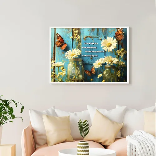 Miniatura 3 de MBYAUYN Kits de arte de diamantes para adultos, flores, pinturas de puntos de diamante de taladro completo, pinturas artísticas y manualidades