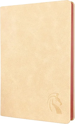 Miniatura 8 de LeStallion Cuaderno Amarillo de 120GSM - Cuaderno A5 con líneas amarillas - 211 páginas numeradas con líneas Tabla de contenidos Tapa blanda