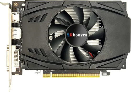 RX 550 - Tarjeta gráfica para juegos de 4 GB GDDR5 de 128 bits PCIe 3.0 x8 con alimentación DisplayPort, salidas HDMI y DVI RX 550 4GB