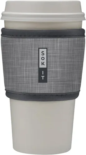 Miniatura 17 de Sok It HotSok Coffee & Tea - Funda de neopreno con aislamiento reutilizable (floral abstracto)