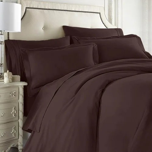 Miniatura 25 de Clara Clark Juego completo de ropa de cama de 5 piezas que incluye sábanas bajeras y planas, funda de edredón, fundas de almohada, individual, verde