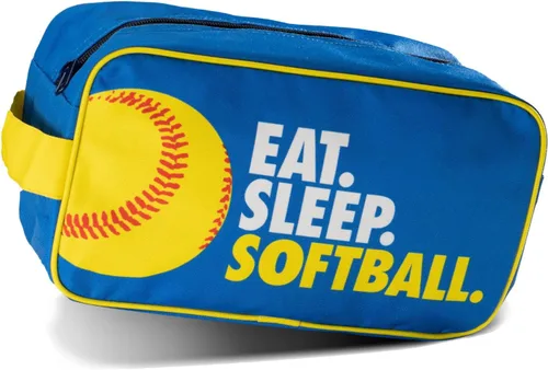 Miniatura 6 de ChalkTalkSPORTS Bolsa de accesorios de béisbol Kit de bolsa de viaje Dopp Eat Sleep Baseball