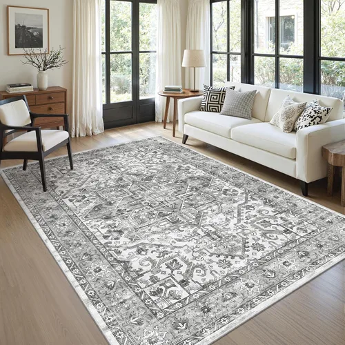 Miniatura 45 de zesthome Alfombra 4x6 - Alfombra Resistente a Manchas Lavable, Alfombras con Respaldo Antideslizante para Sala de Estar, Alfombras Pequeñas de Área