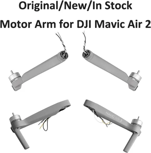 SeiZed Brazos de motor Brazo delantero con soporte Motor trasero izquierdo brazo derecho pieza de repuesto como repuesto para D-JI Mavic Air 2 Parte