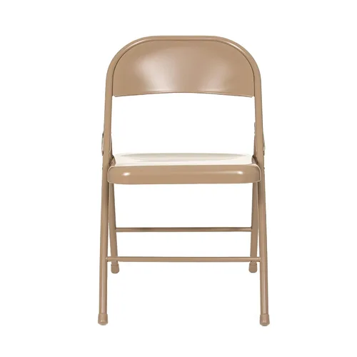 Miniatura 4 de OEF Furnishings OEF900 Series - Sillas plegables de acero ligeras prémium (paquete de 4, beige)
