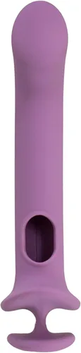 Miniatura 5 de JIMMYJANE Chroma Sleeve 1 - Funda vibradora con una base de ventosa manos libres, diseñada para vibrador Chroma Bala, silicona, sin látex, sin Rojo
