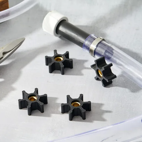 Miniatura 7 de Fabbay Paquete de 6 impulsores utilitarios de repuesto para bomba de transferencia de agua, universal, se adapta a bombas modelo Pas-30 y Pds-30
