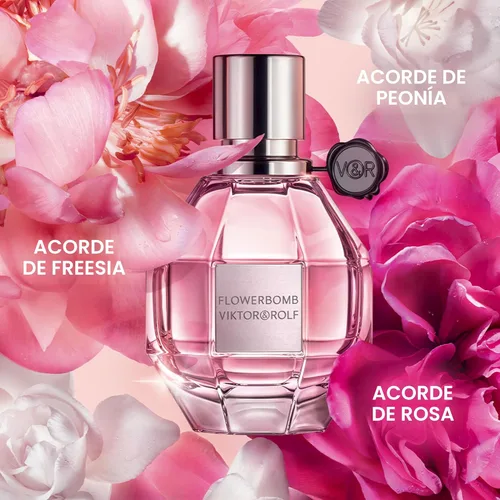 Miniatura 2 de Viktor&Rolf - Flowerbomb Eau de Parfum - Perfume para mujer - Floral y amaderado - Con notas de vainilla, jazmín y rosa