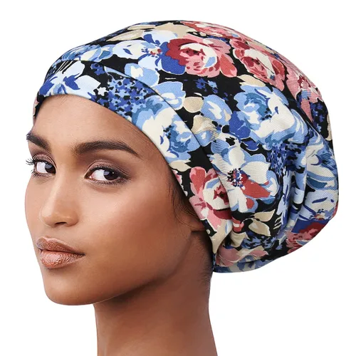 Miniatura 5 de Alnorm - Gorro con forro de satén y suave banda elástica para hombres y mujeres, talla única Se ajusta a la mayoría