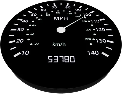 Miniatura 2 de Velocímetro de velocidad, odómetro para coche, carreras, motocicletas, bicicletas, color negro – PopSockets agarre y soporte para teléfonos