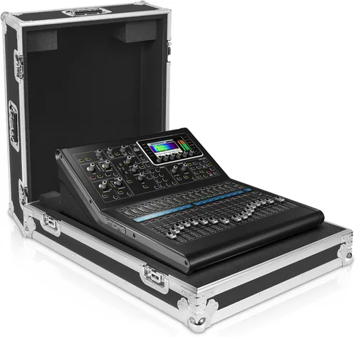 Miniatura 20 de Sound Town Estuche Mezclador ATA de Madera Contrachapada con Protección Interior de Espuma y Ruedas Integradas para Mezclador Digital Midas M32 Negro