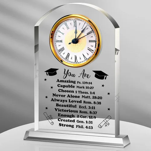 Miniatura 16 de Regalos de jefe para hombres, reloj de acrílico, el mejor regalo para hombres y mujeres, reloj de agradecimiento para líderes de oficina, gerente