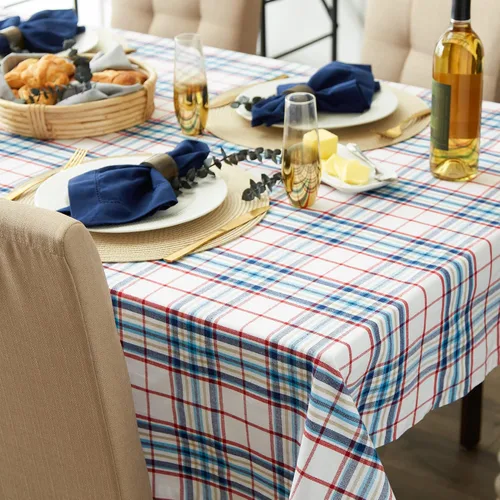 Miniatura 4 de DII Nantucket Kitchen Collection - Camino de mesa, algodón, lavable a máquina, 14x72 pulgadas