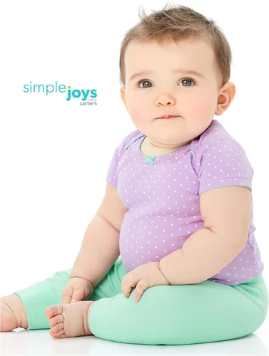 Miniatura 2 de Simple Joys by Carters - Pantalones para bebé paquete de 4