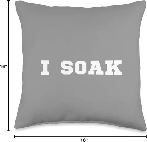 Miniatura 4 de MORMON SOAKING MEANING I SOAK - Almohada (16 x 16 pulgadas), multicolor