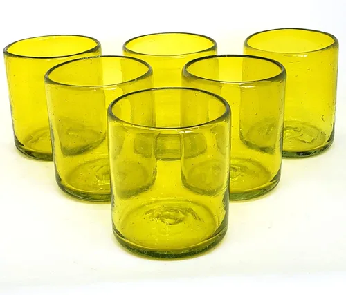 Miniatura 21 de Vasos cortos de ámbar sólido de 9 onzas (juego de 6), vidrio reciclado, sin plomo, sin toxinas (vaso de 9 onzas)