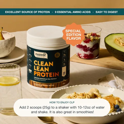 Miniatura 3 de Nuzest - Polvo de proteína de guisante - Proteína limpia y ligera, polvo de proteína vegetal premium a base de plantas, sin lácteos, sin gluten, sin