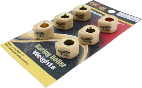 Miniatura 11 de Glixal deslizadores de variador polígono de alto rendimiento de 18x14mm, rodillos deslizantes de carreras de peso de 152QMI 157QMJ GY6 125cc 150cc