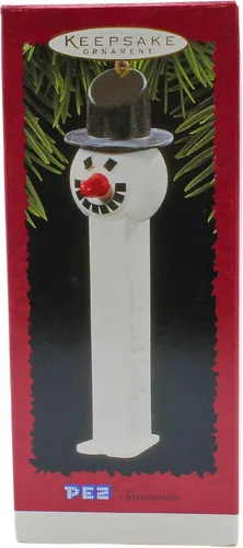 Miniatura 2 de Hallmark Adorno de recuerdo 1996 PEZ Snowman