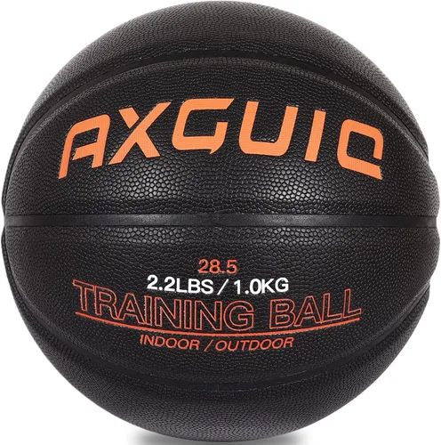 Baloncesto pesado con peso de 3 libras/2.2 libras, equipo de entrenamiento de 29.5/28.5 pulgadas para mejorar en el interior y al aire libre,