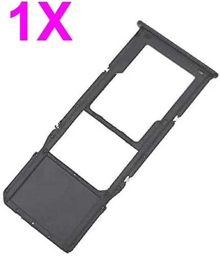 Miniatura 3 de Bandeja de tarjeta SIM individual Reemplazo del titular de la tarjeta SD para Samsung Galaxy A12 SM-A125U A125U1 S127DL(Negro)