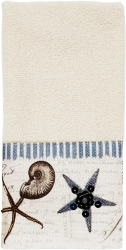 Miniatura 30 de Avanti Linens - Toalla de baño, toalla de algodón suave y absorbente (colección Antigua) 50.00 x 27.00 pulgadas Niebla Azul