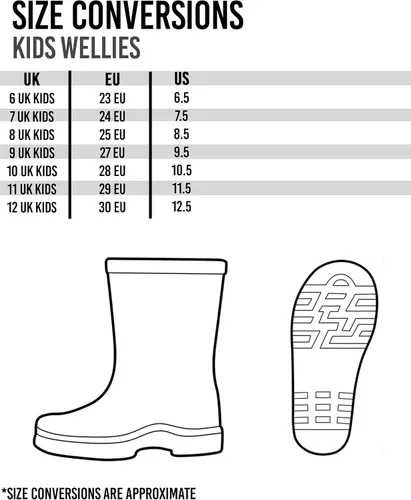 Miniatura 7 de Paw Patrol Wellies - Botas para niñas y niños pequeños Everest Skye Rescue Pupps Follow Your Rainbow Wellington Zapatos para caminar resistentes