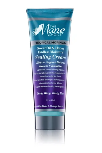 Miniatura 12 de The Mane Choice Tropical Moringa Sweet Oil & Honey Endless Moisture - Acondicionador para enjuagar o sin enjuague, desenreda, suaviza y nutre