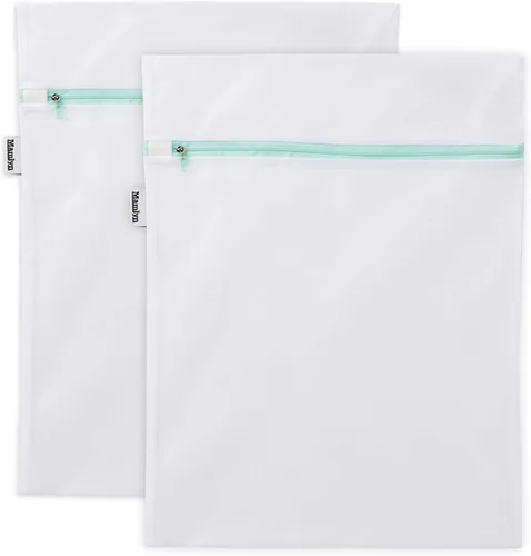 Miniatura 2 de Mamlyn Bolsa de Malla para Ropa delicada, Bolsa de Lavado para Ropa Interior y Lencería, Bolsa Organizadora de Maquillaje (2 Medianas)