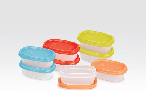 Miniatura 5 de Recipiente para condimentos con tapas, paquete de 8, 5 onzas. Recipiente para aderezo de ensalada para llevar, pequeños recipientes