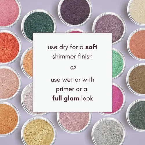 Miniatura 3 de Sombra de ojos mineral mate Moonlight - Sombra de ojos morada, sombra de ojos brillante, maquillaje mineral orgánico, sin talco, alto pigmento, Luz