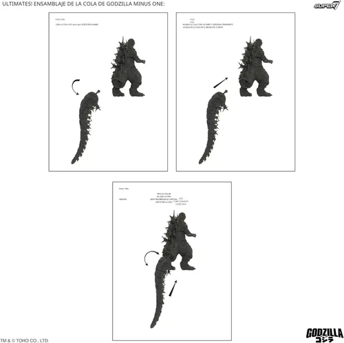Miniatura 6 de Super7 ¡ULTIMATES! Figura de Godzilla Minus One de Toho - Figura de acción de Godzilla de Toho de 8" Kaiju - Coleccionables de monstruos