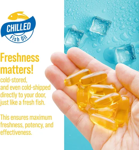 Miniatura 5 de No más problemas de oxidación de aceite de pescado Omega 3, lo resolvimos con empaquetado en frío para frescura y potencia. Suplemento Omega 3