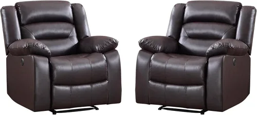 Miniatura 10 de EBELLO Silla reclinable eléctrica clásica, silla reclinable eléctrica acolchada extragrande con cojín suave y respaldo, sofá con sillón cómodo