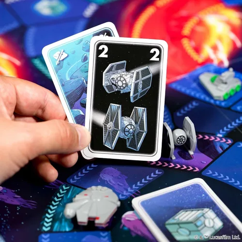 Miniatura 6 de Juego de mesa Star Wars Super Teams - Carrera de estrategia rápida a través de la galaxia, divertido para familias, niños y adultos, a partir de 7