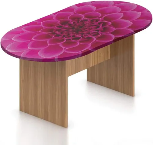 Miniatura 11 de Mantel ovalado ajustable para mesa de patio, de poliéster elástico floral, bonito mantel con estampado romántico retro de flores de primavera, se