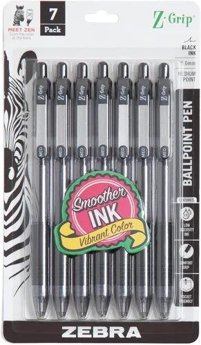 Miniatura 7 de Bolígrafo Zebra Pen Z-Grip retráctil, punta media, 1.0 mm, varios colores - 5