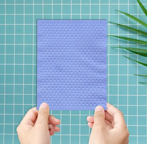 Miniatura 4 de ALIBBON Carpetas de plástico con puntos para hacer tarjetas, carpetas de relieve de fondo de puntos para álbumes de recortes, carpetas de plantillas