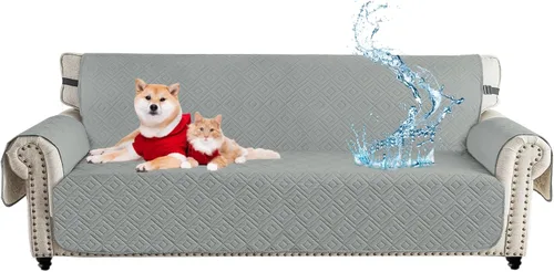 Miniatura 18 de XINEAGE Funda 100% impermeable para silla y sofá para mascotas, funda antideslizante para sofá, fundas lavables para silla, protector de muebles