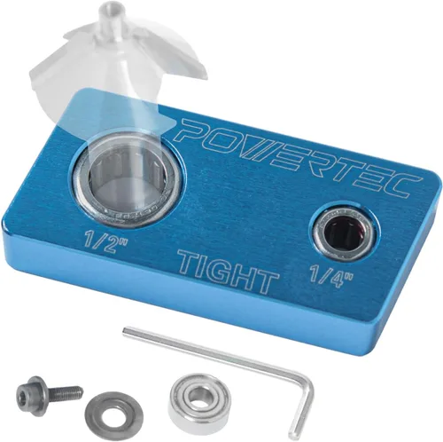 Miniatura 22 de POWERTEC Placa Base de Router de Acrílico Transparente de 6-1/2" con Pin de Centrado y Tornillos de Montaje Sub-Base Pretaladrada para Bosch