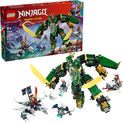 LEGO NINJAGO Lloyd's Jet Mech Juguete de Construcción - Kit de construcción de modelos para niños y niñas, a partir de 9 años, juego transformador