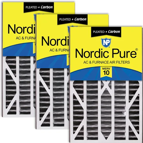 Miniatura 9 de Nordic Pure Filtros de aire de repuesto MERV 15 Plus Carbon Trion Air Bear Cub de 16 x 25 x 3 (15 13/16 x 24 5/16 x 3)