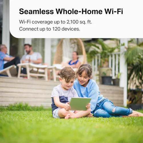 Miniatura 3 de TP-Link Deco X15 Dual-Band AX1500 WiFi 6 Sistema de Malla Wi-Fi Reemplaza routers y extensores Cubre hasta 195 m² 2 puertos Gigabit por