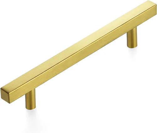 Miniatura 14 de Ravinte Paquete de 1 tirador cuadrado de 7.38 pulgadas de acero inoxidable negro mate para cajones de cocina, manijas de gabinete de 7-3/8 pulgadas